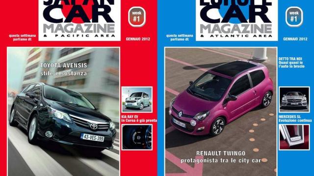 Week #1 - Gennaio JapanCar e EuropeCar Magazine