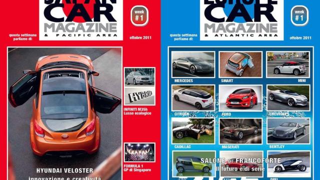 Week #1 - Ottobre JapanCar e EuropeCar Magazine
