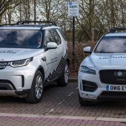Jaguar Land Rover e UK Autodrive, dimostrazioni di guida autonoma su strada