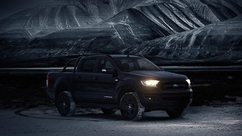 Ford Ranger Black Edition, il buio non fa più paura