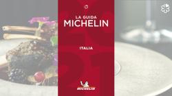 Presentata la Guida Michelin Italia 2021