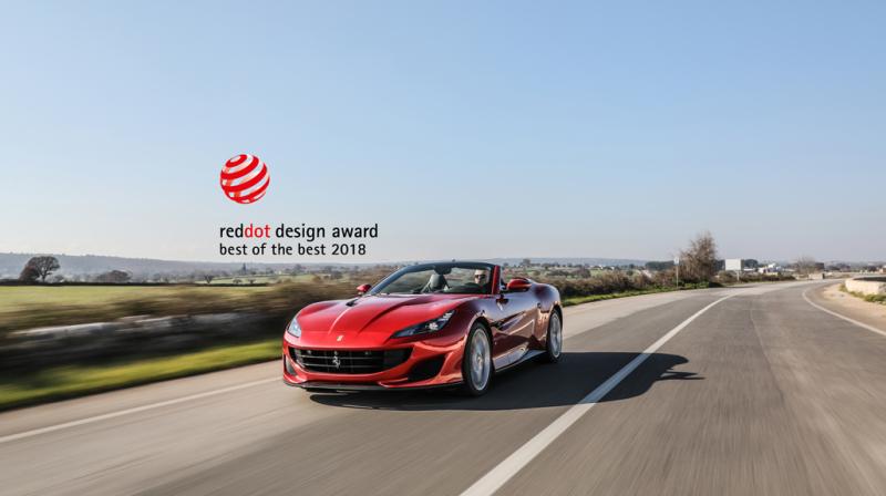 Ferrari Portofino vince il Red Dot, massimo riconoscimento nel design