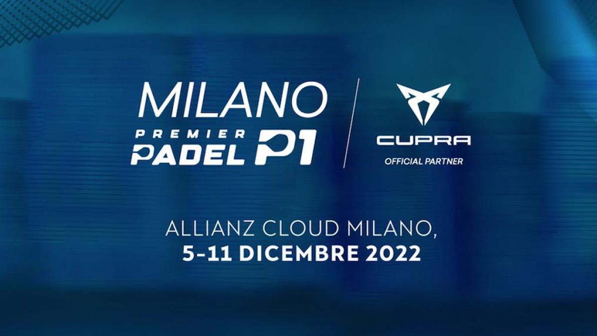 Cupra sponsor del Milano Premier Padel P1
