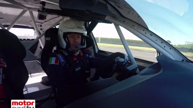 Stefano Accorsi e la Peugeot 308 Racing Cup