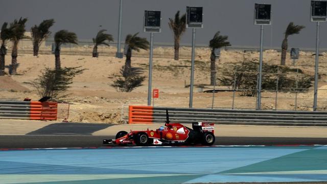 Formula 1 i test in Bahrain