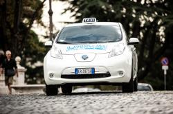 Taxi elettrici Nissan a Madrid