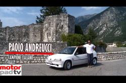 Paolo Andreucci e la Peugeot 106 Rallye