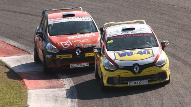Renault Clio Cup e Press League a Vallelunga