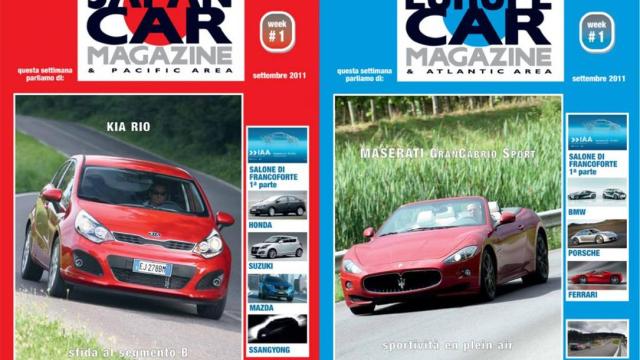 Week #1 - Settembre JapanCar e EuropeCar Magazine