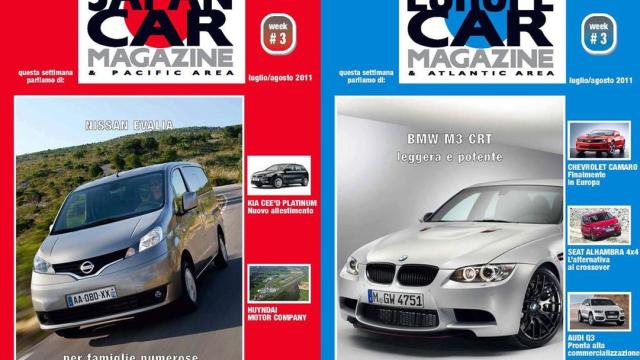 Week #3 - Lug-Ago JapanCar e EuropeCar Magazine