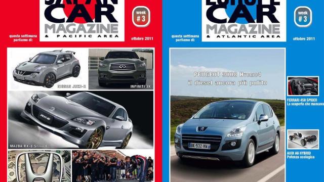 Week #3 - Ottobre JapanCar e EuropeCar Magazine