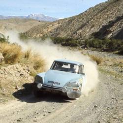 La Citroen DS al Rally del Marocco 1975